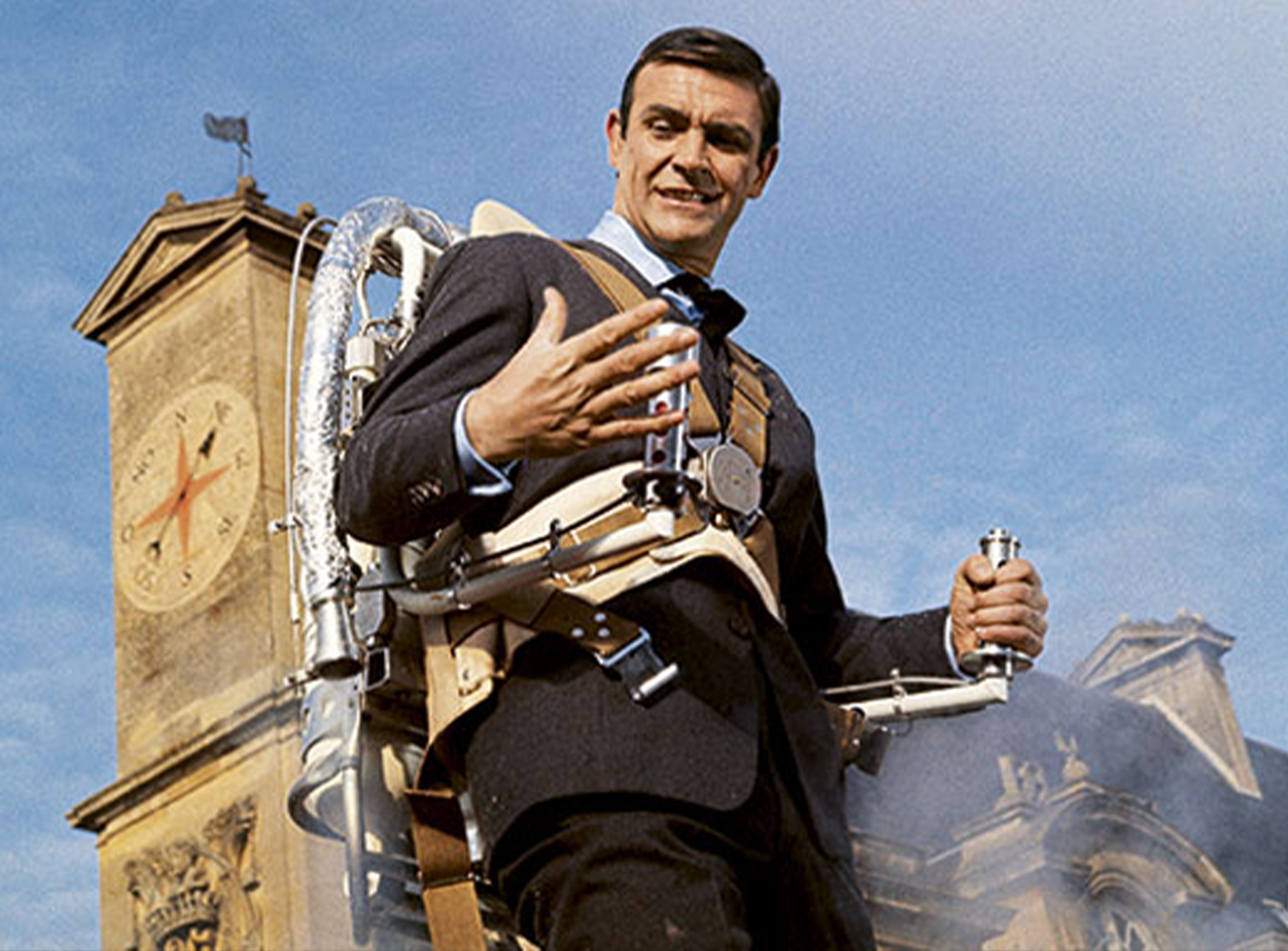 James Bond jetpack in Thunderball