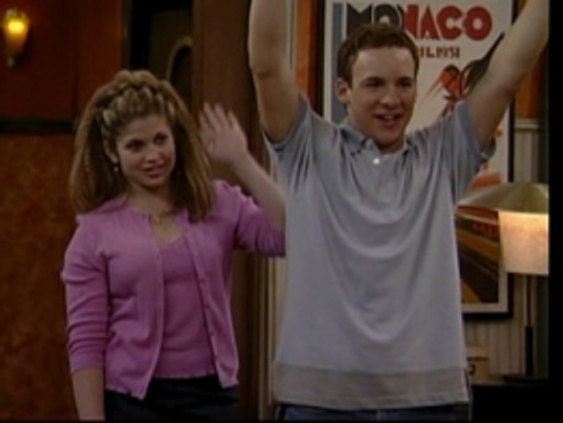 Cory is happy that Topanga has now shown him her butt