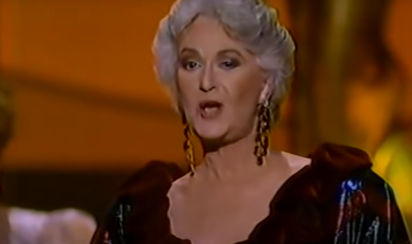 Bea Arthur sings Stephen Sondheim's "Old Friends" at the 1986 Emmys
