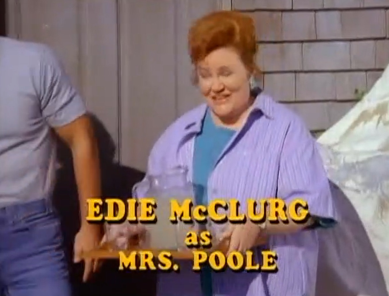 Edie McClurg as Mrs. Poole on the Hogan Family