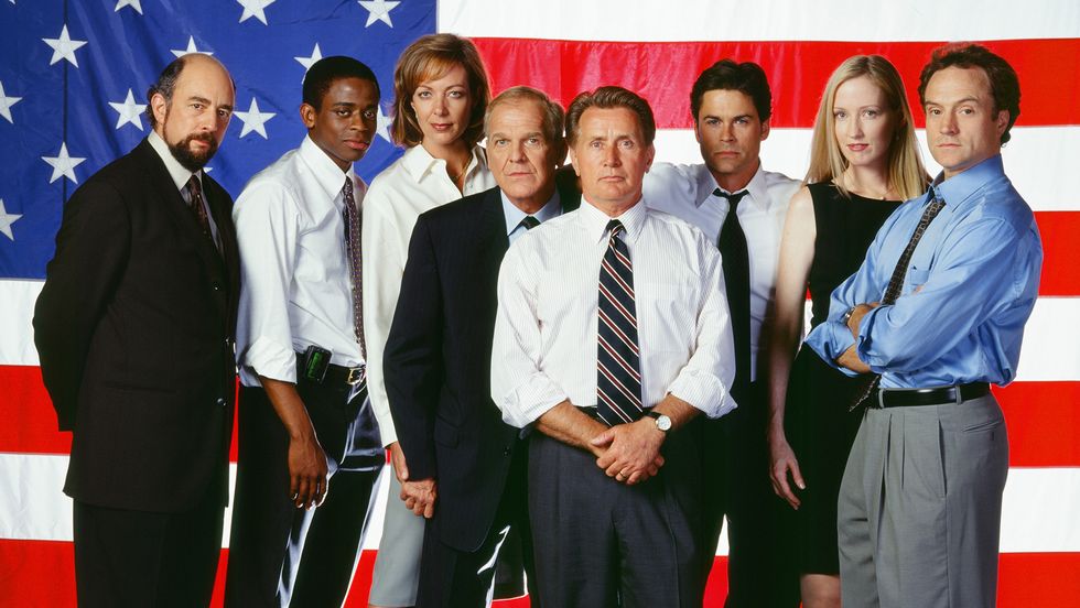 The cast of the West Wing