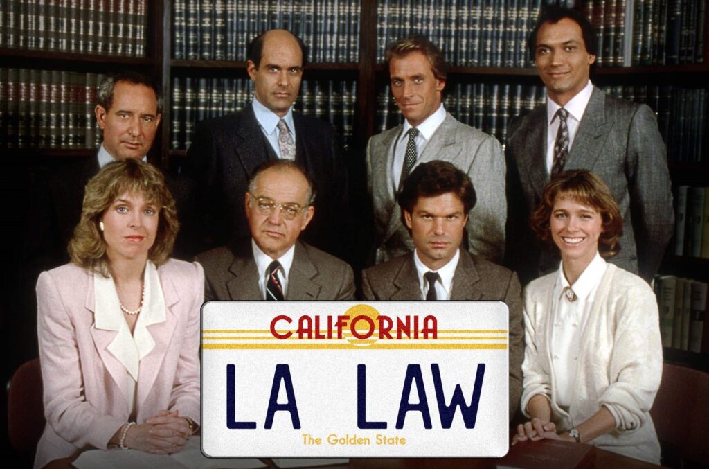 The cast of L.A. Law