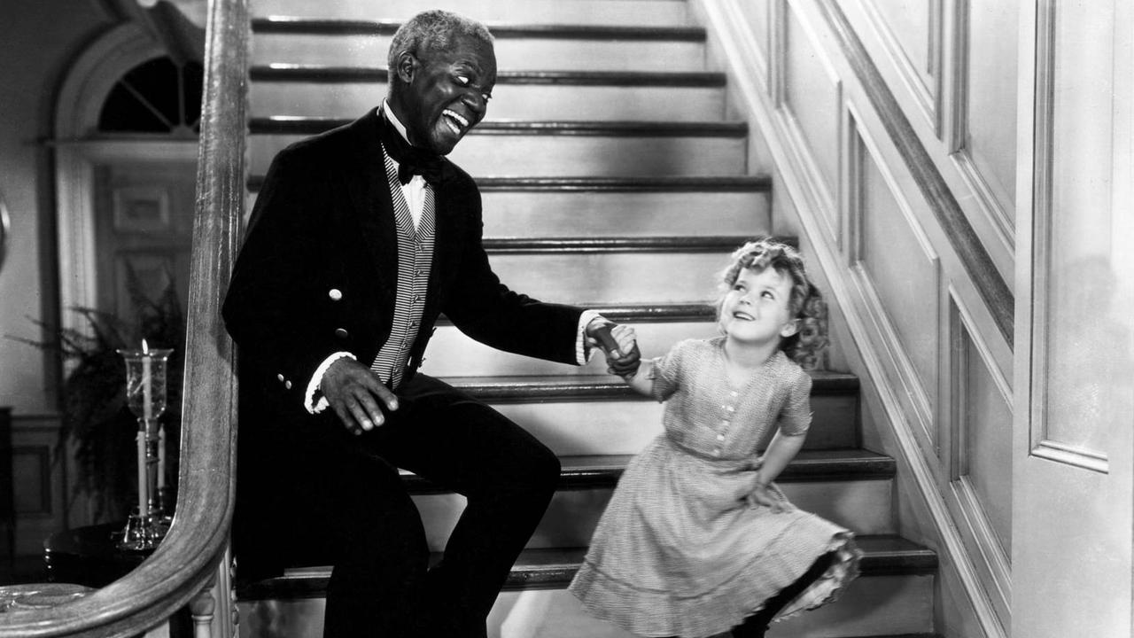 Bill Robinson, Bojangles, dancing with Shirley Temple