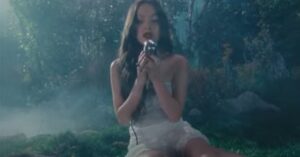Olivia Rodrigo in the music video for "Vampire"