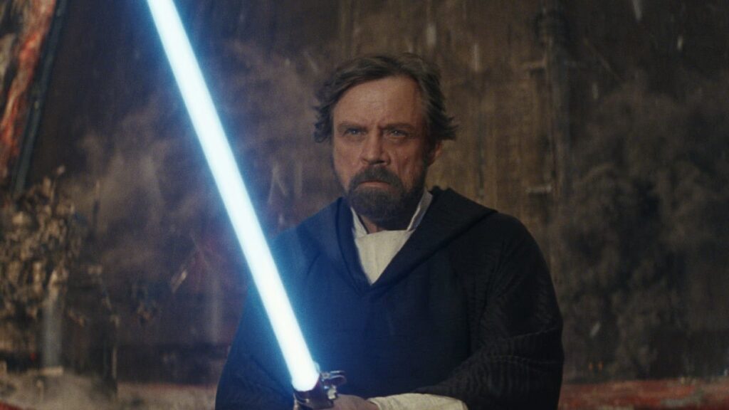 Luke Skywalker in The Last Jedi