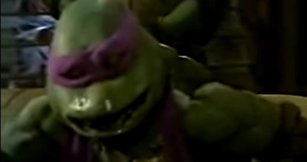 Donatello bawling on Barbara Walters' Oscar Special
