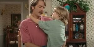 Jeff Foxworthy and his son, Matt (played by Haley Joel Osment)