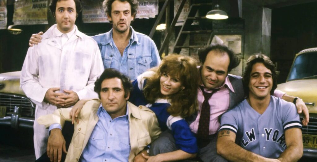 The cast of Taxi