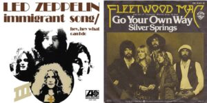 Led Zeppelin and Fleetwod Mac singles