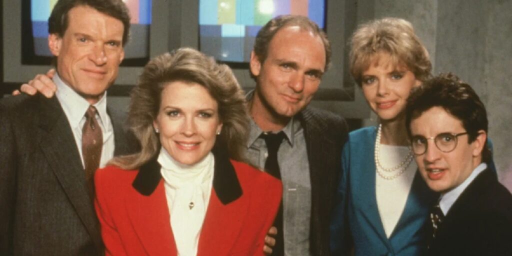The cast of Murphy Brown