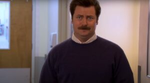 Ron Swanson in Parks and Recreation