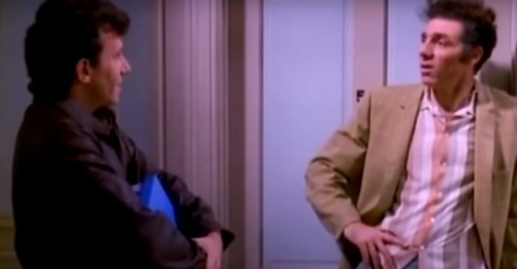 Paul gives his apartment to Kramer on Mad About You