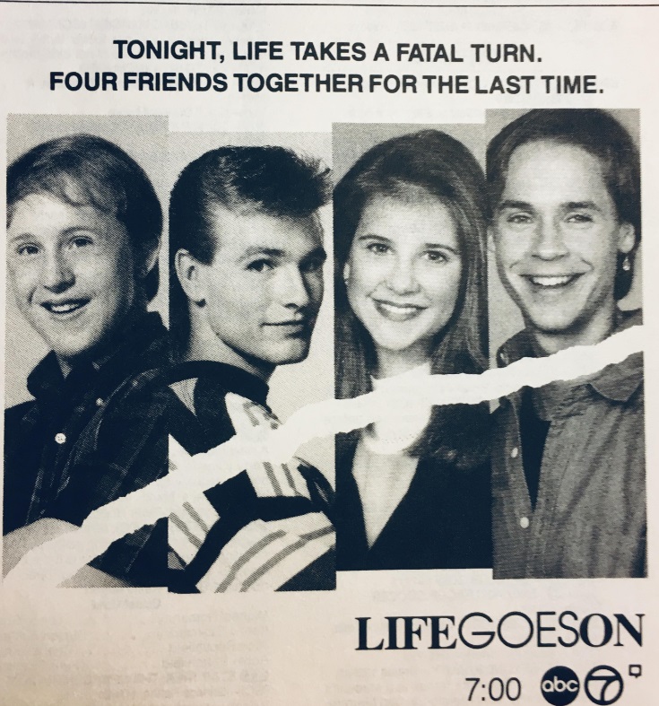 An ad for Life Goes On