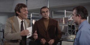 Willard Whyte and James Bond in Diamonds Are Forever