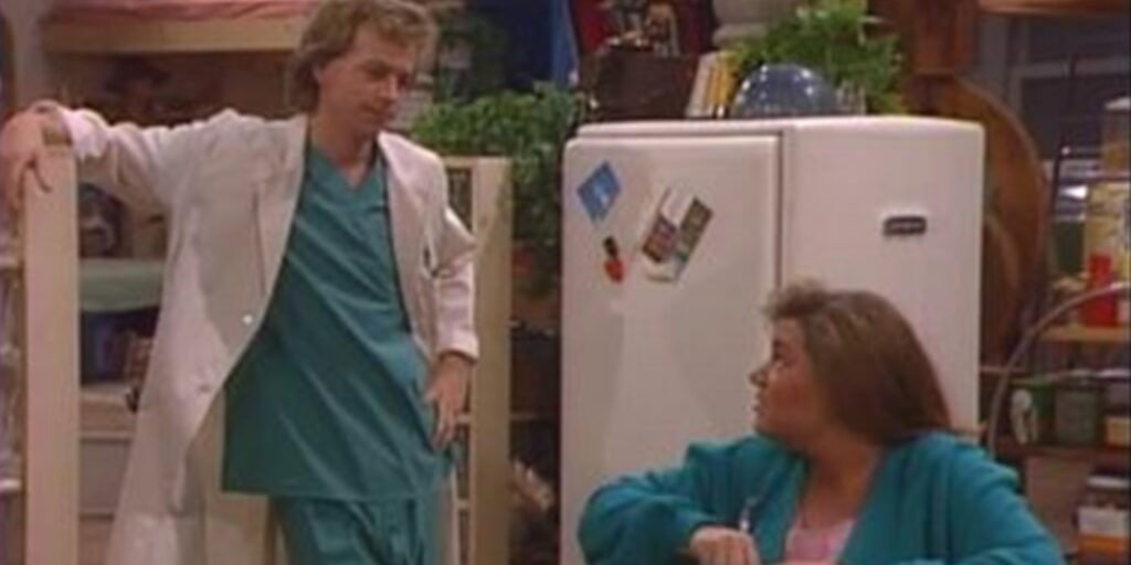 David Spade and Mindy Cohn share a scene on The Facts of Life