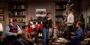 Fonzie spends Christmas with the Cunninghams