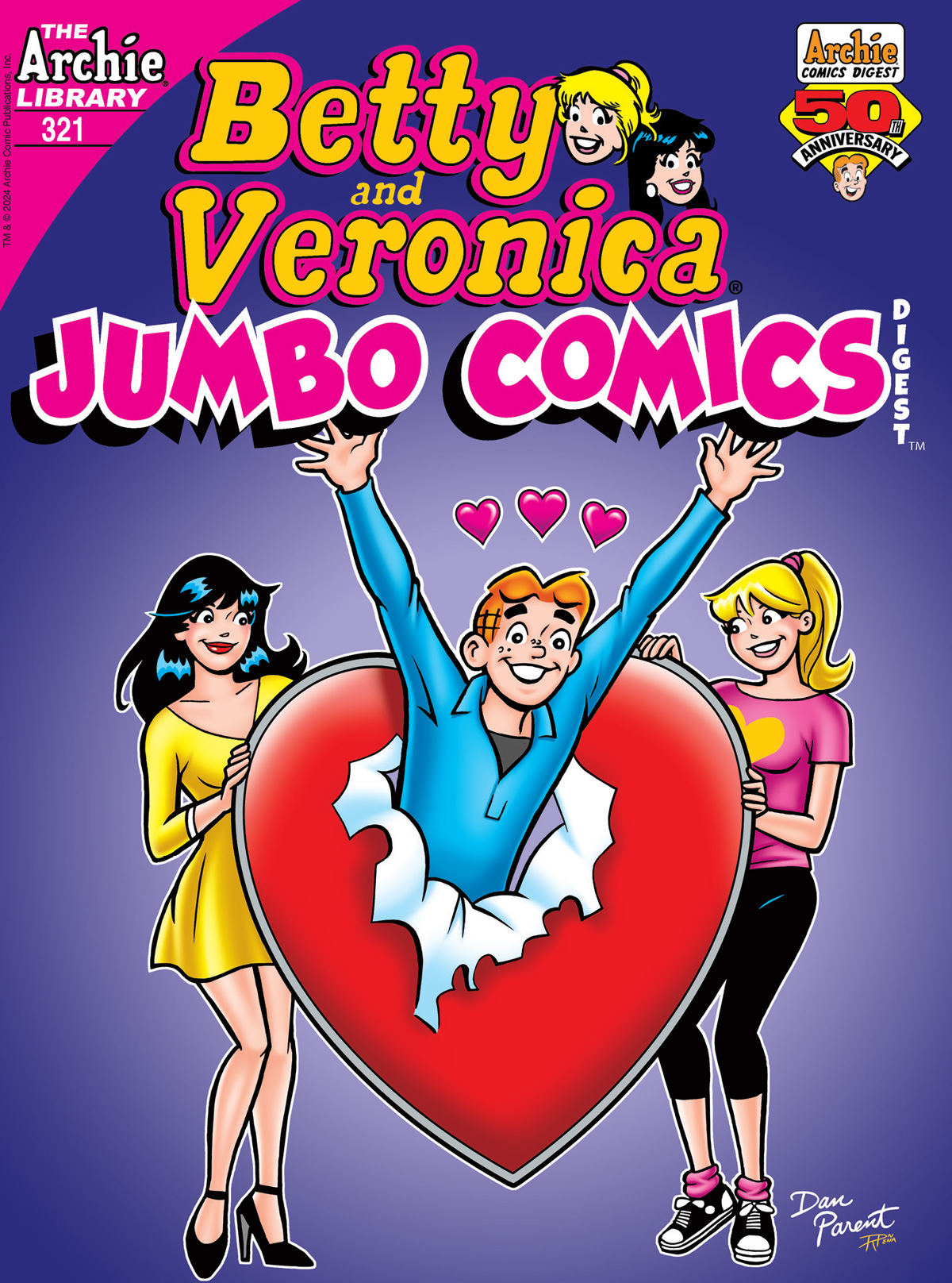 The cover of Betty and Veronica Jumbo Comics Digest #321