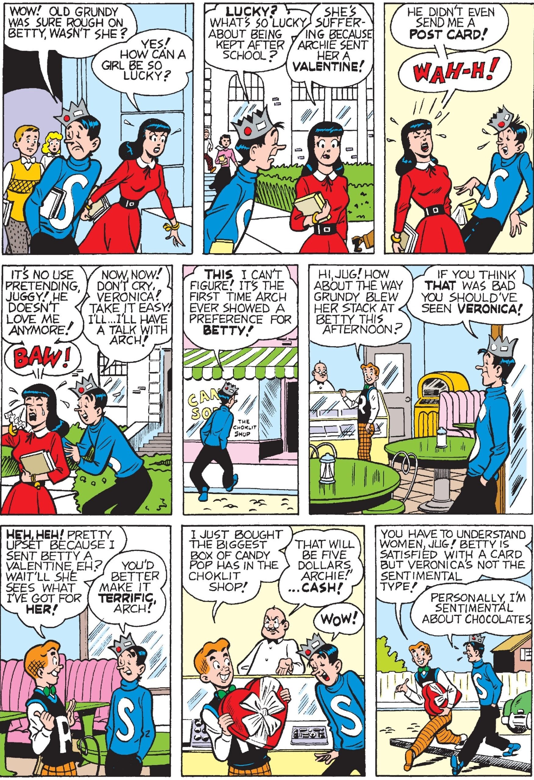 Archie buys Veronica candy