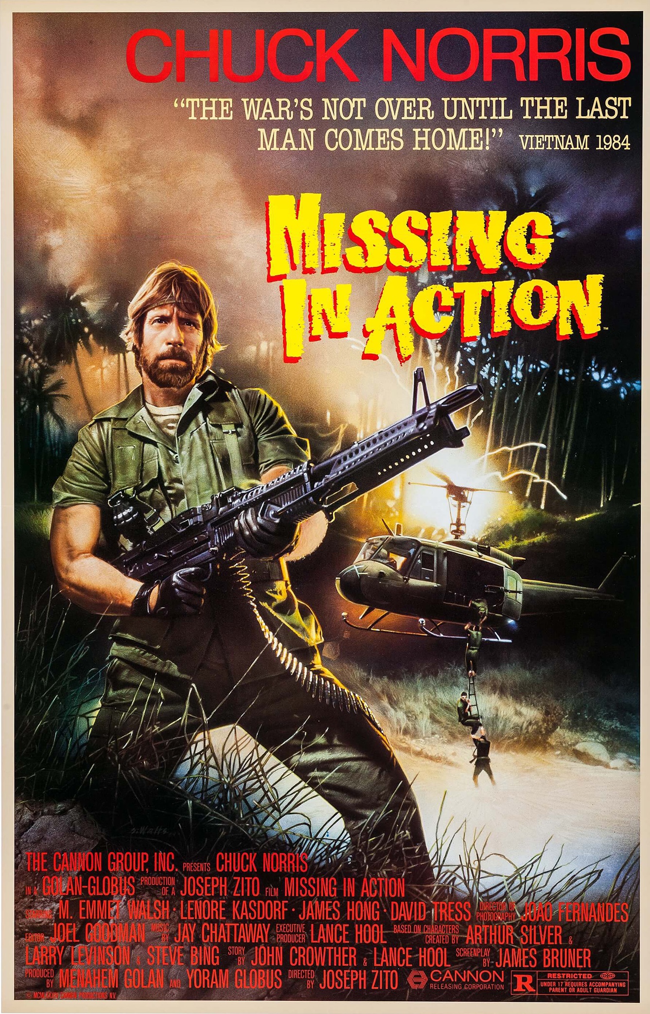 The poster for Missing in Action