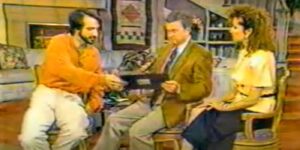Bronson Pinchot talks about his co-star's breasts