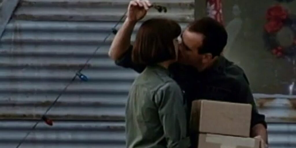 Dick Richard kisses McMurphy