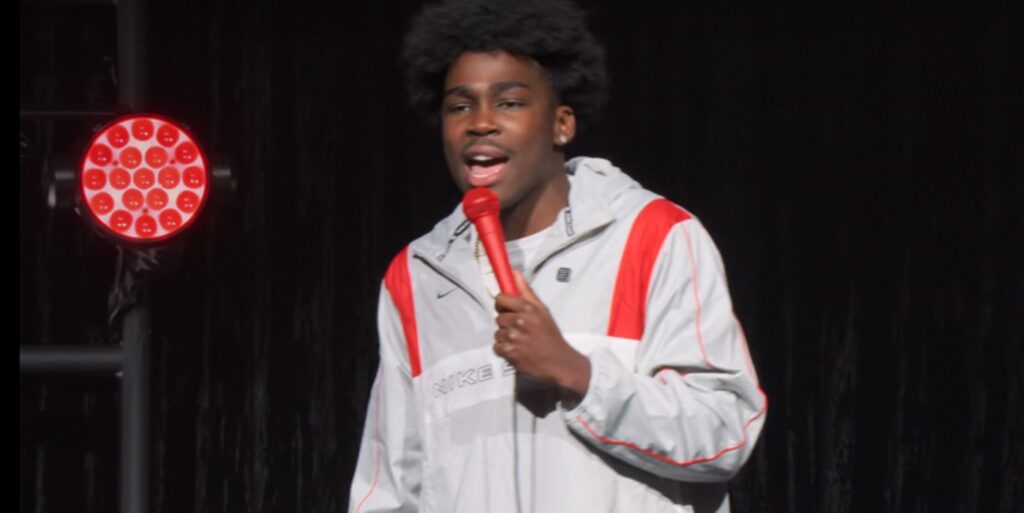 Kam Patterson doing comedy
