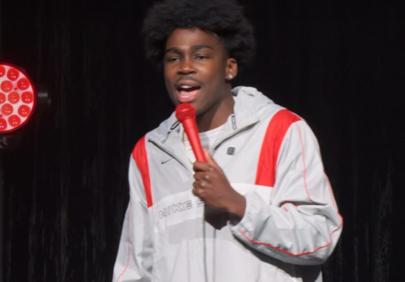 Kam Patterson doing comedy