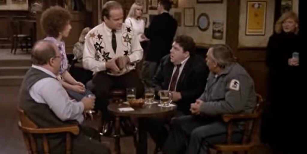 Frasier reads to the others