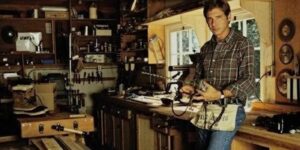 Harrison Ford working as a carpenter