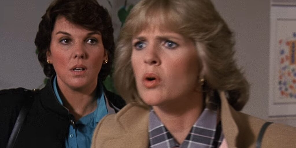 Cagney and Lacey argue with a victim