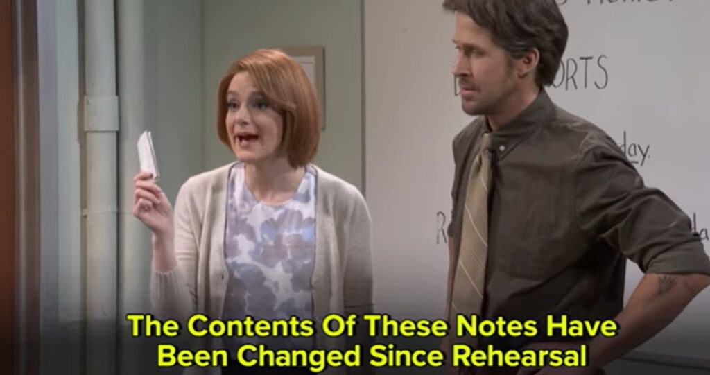 SNL sketch about breaking