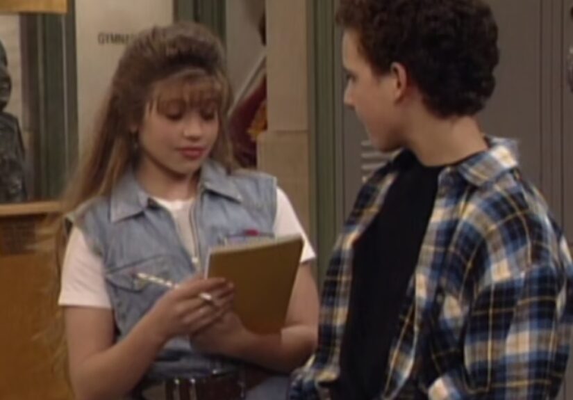 Topanga reveals her yearbook quote to Cory